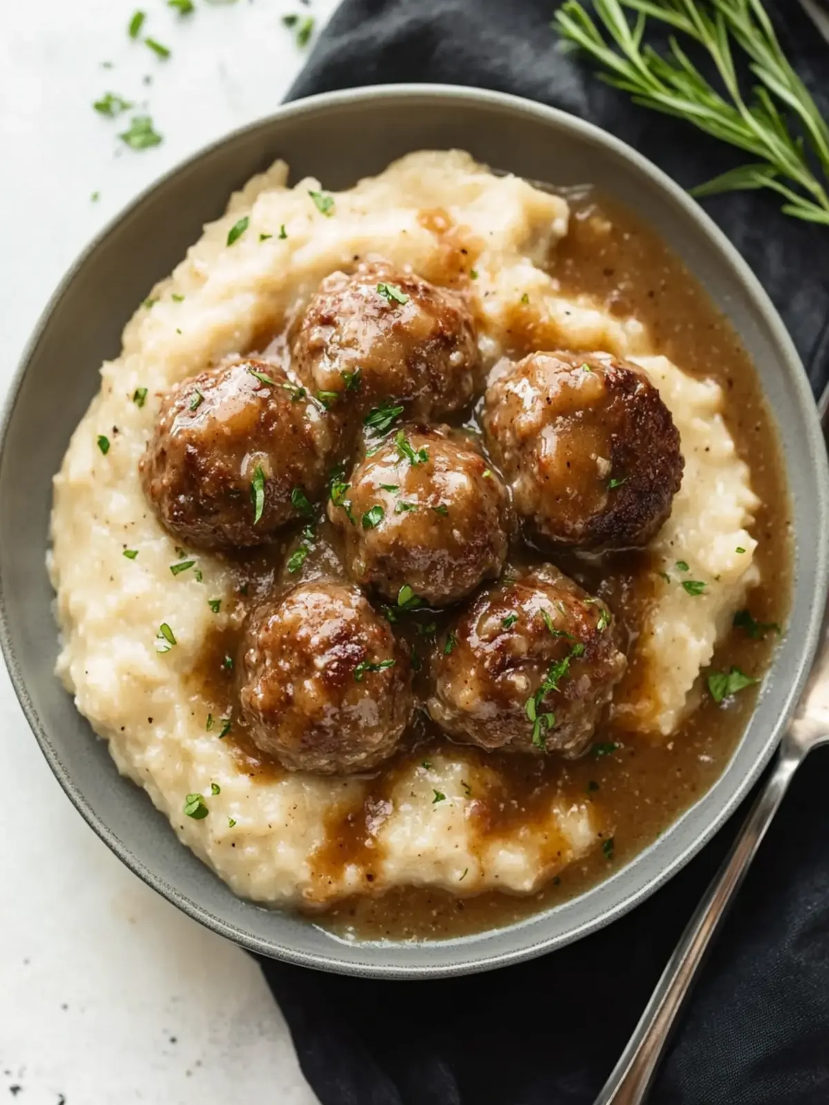 Meatballs and Gravy