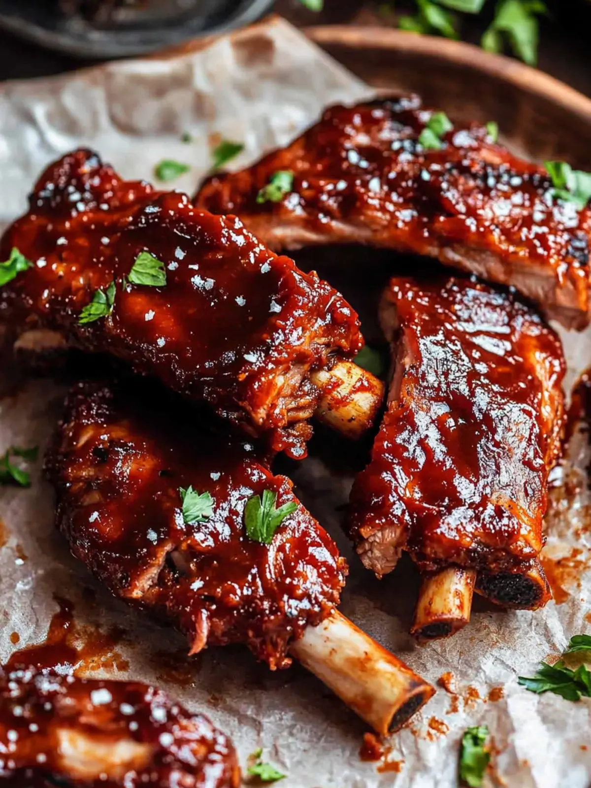 Sticky BBQ Vegan Ribs (Seitan Recipe)