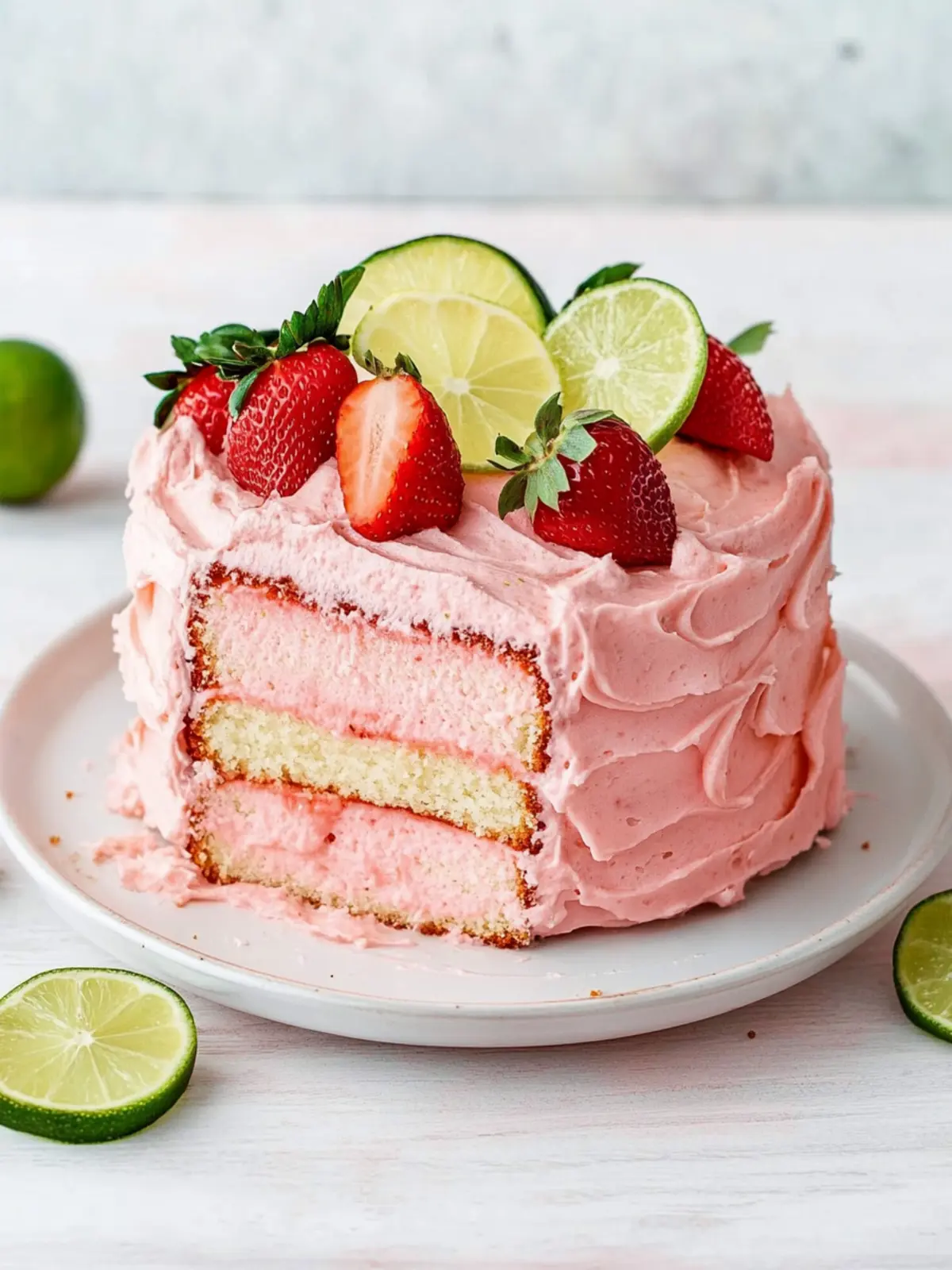 Strawberry Limeade Cake Recipe