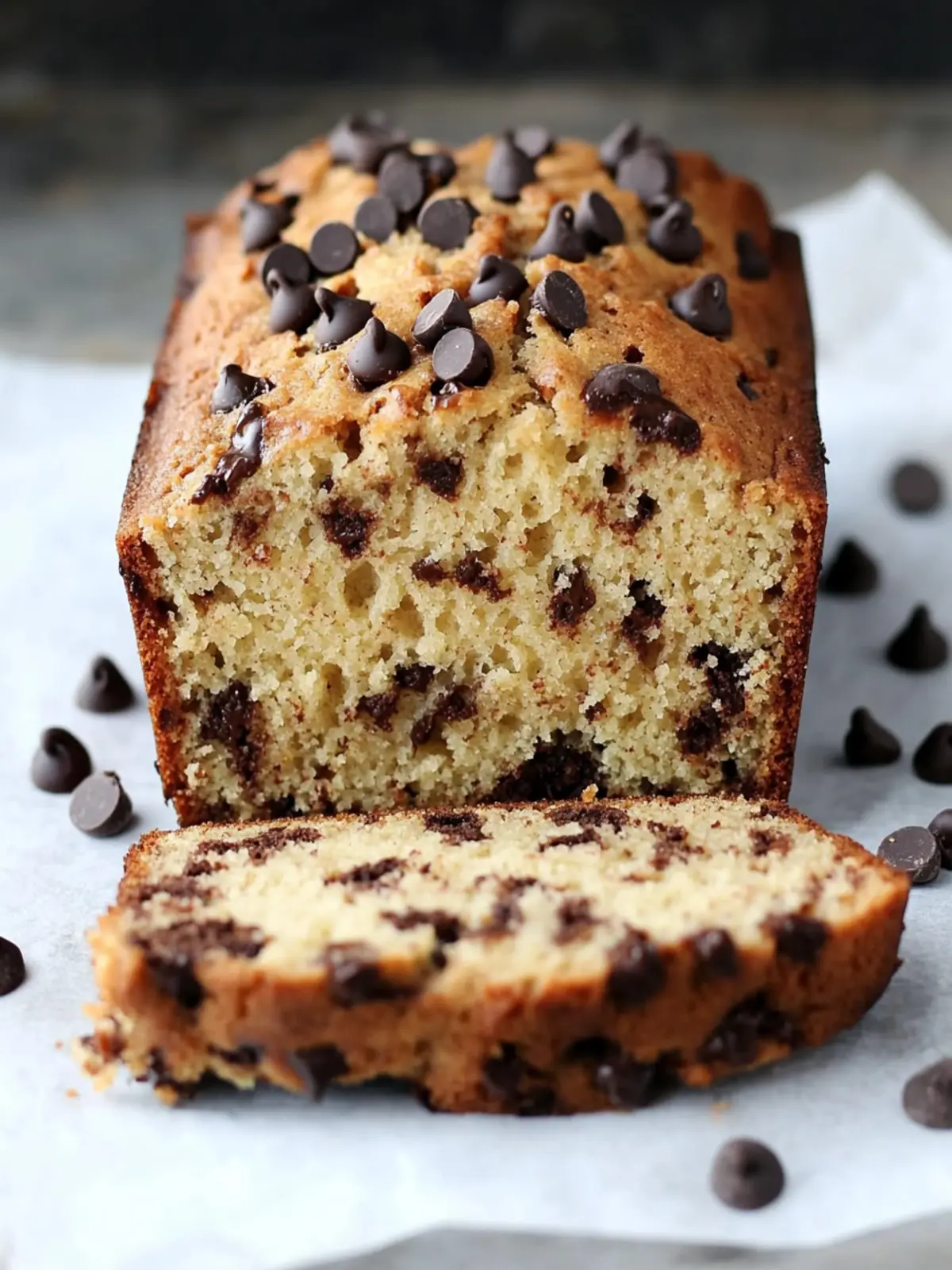 Gluten Free Chocolate Chip Yogurt Bread