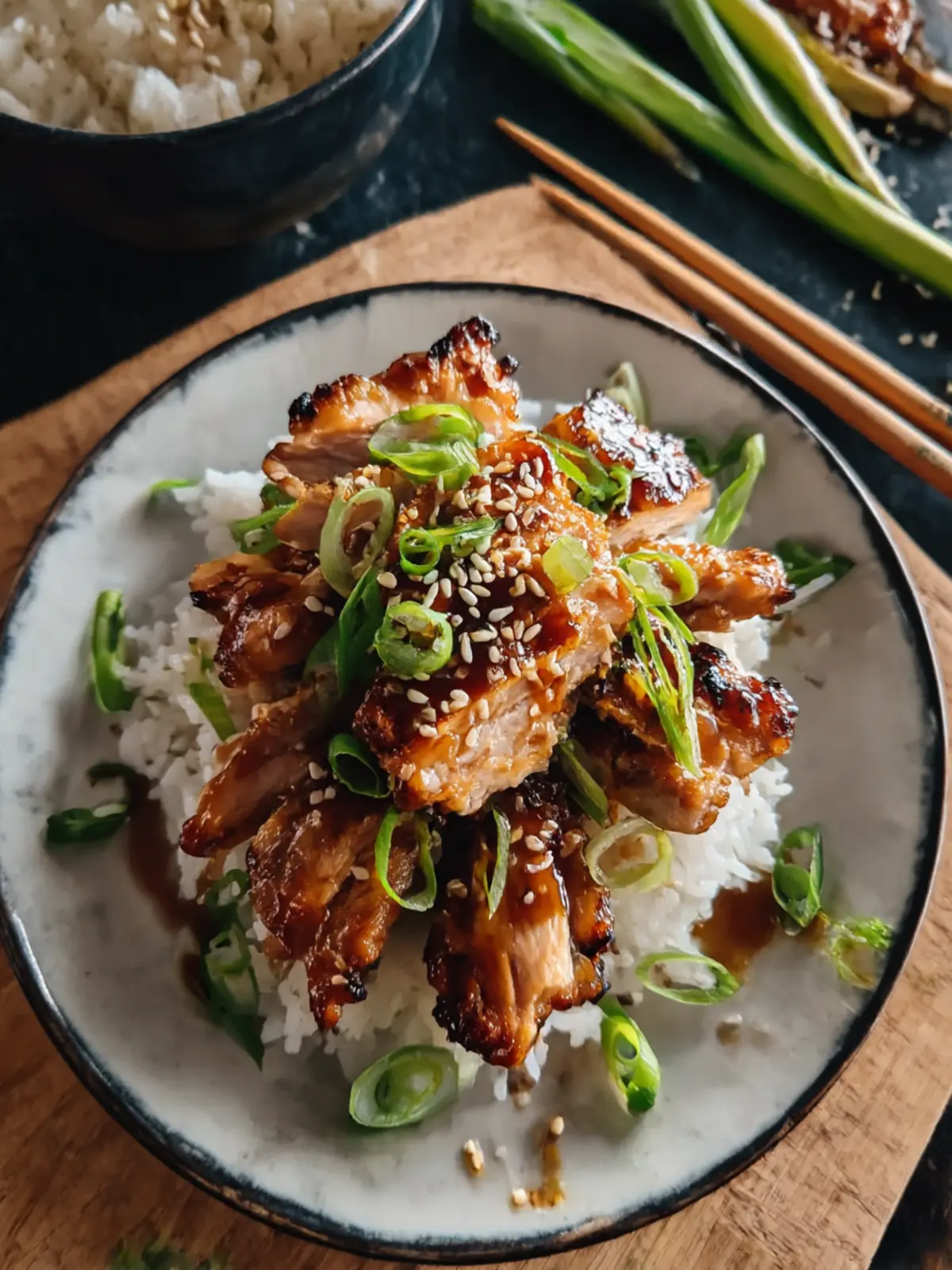 Garlic Miso Chicken - only 8 ingredients!