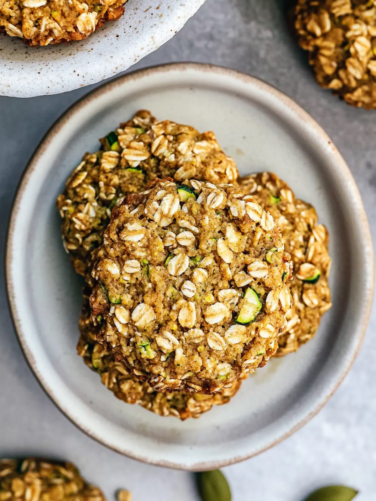Zucchini Bread Breakfast Cookies