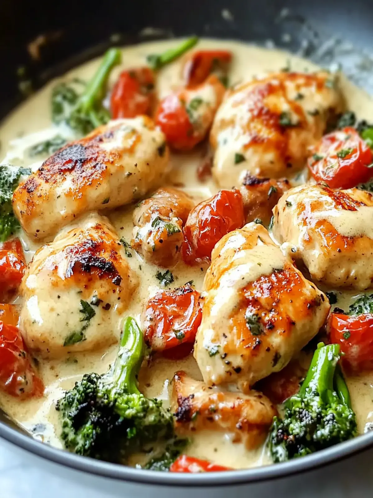 Creamy Low-Carb Tuscan Chicken Your Family Will Love