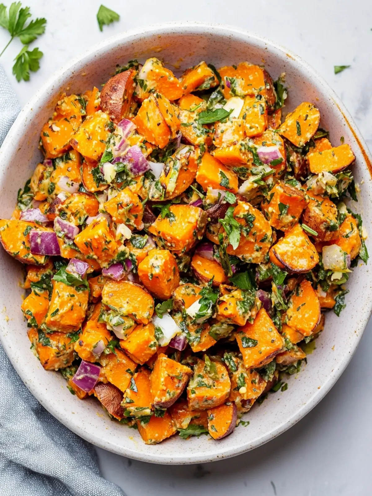 Roasted Sweet Potato Salad