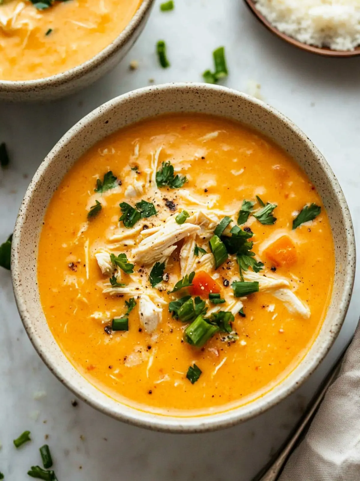 Creamy Buffalo Chicken Soup Recipe