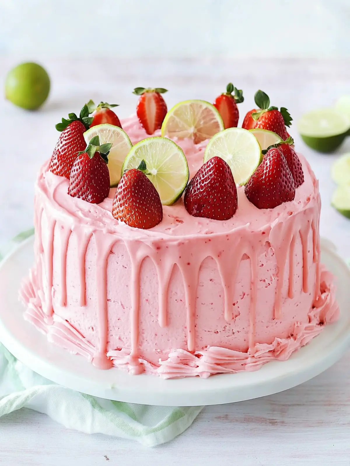 Strawberry Limeade Cake Recipe