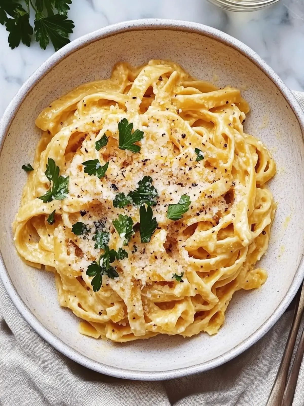 Butternut Squash Fettuccine Alfredo