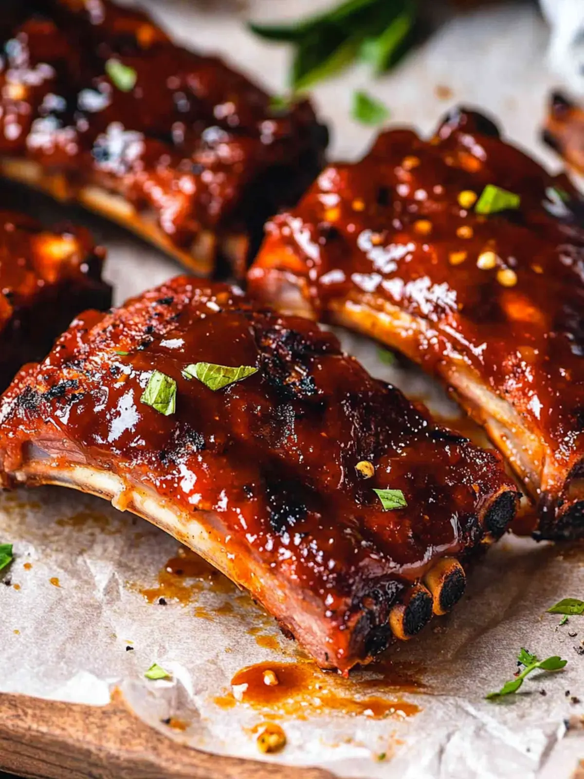 Sticky BBQ Vegan Ribs (Seitan Recipe)