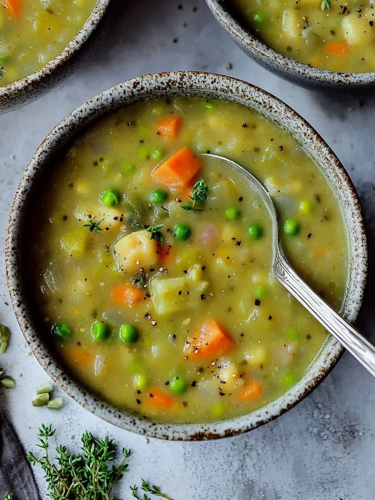 Easy Veggie Stew Recipe | Vegan Pea Soup