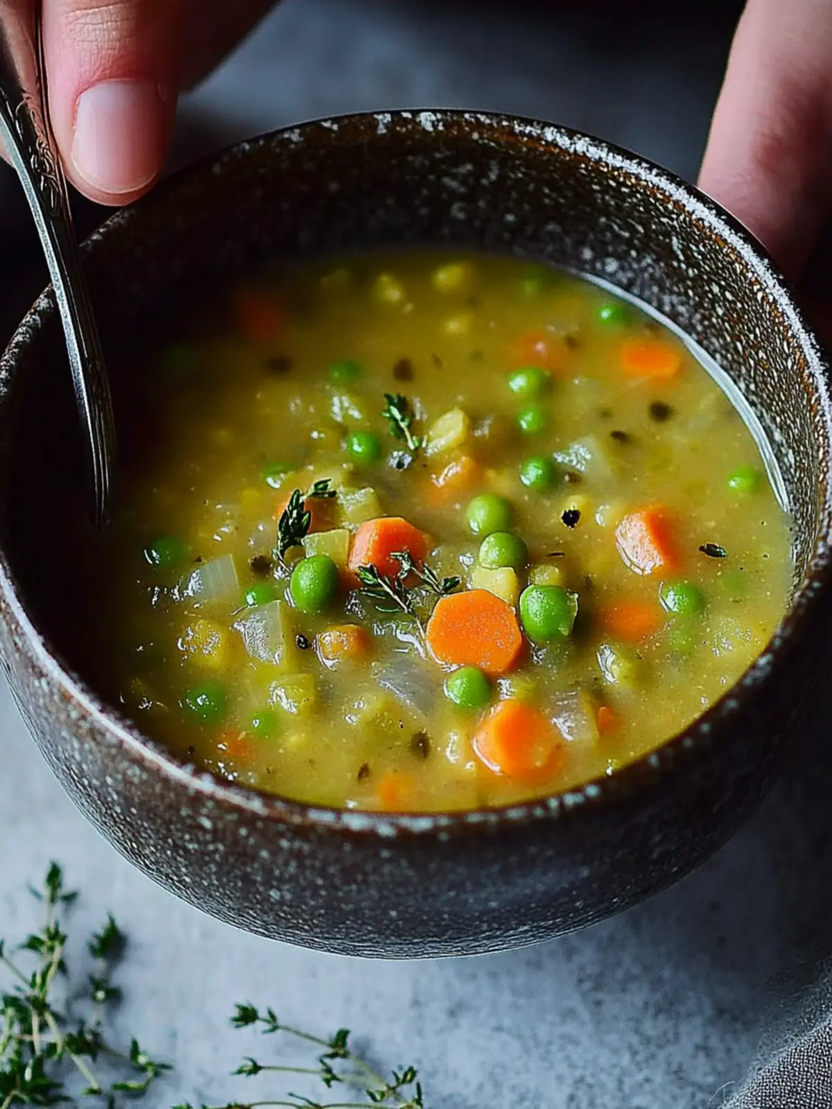 Easy Veggie Stew Recipe | Vegan Pea Soup