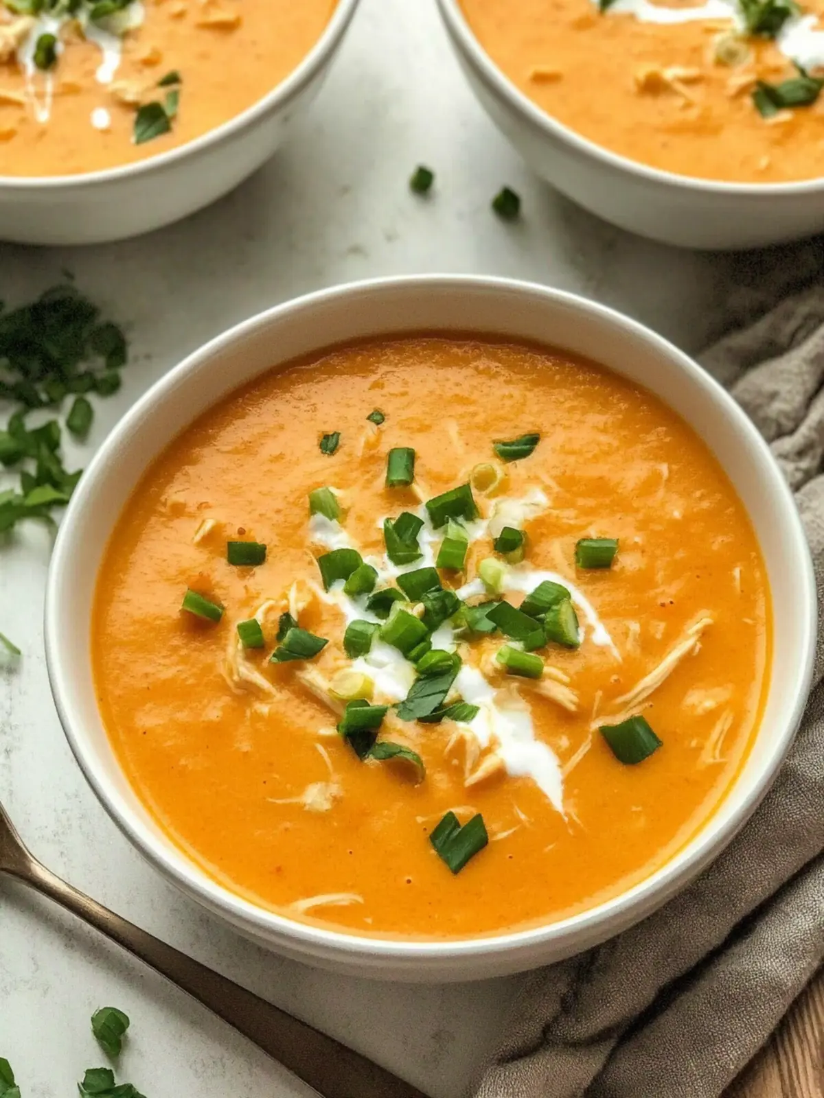 Creamy Buffalo Chicken Soup Recipe