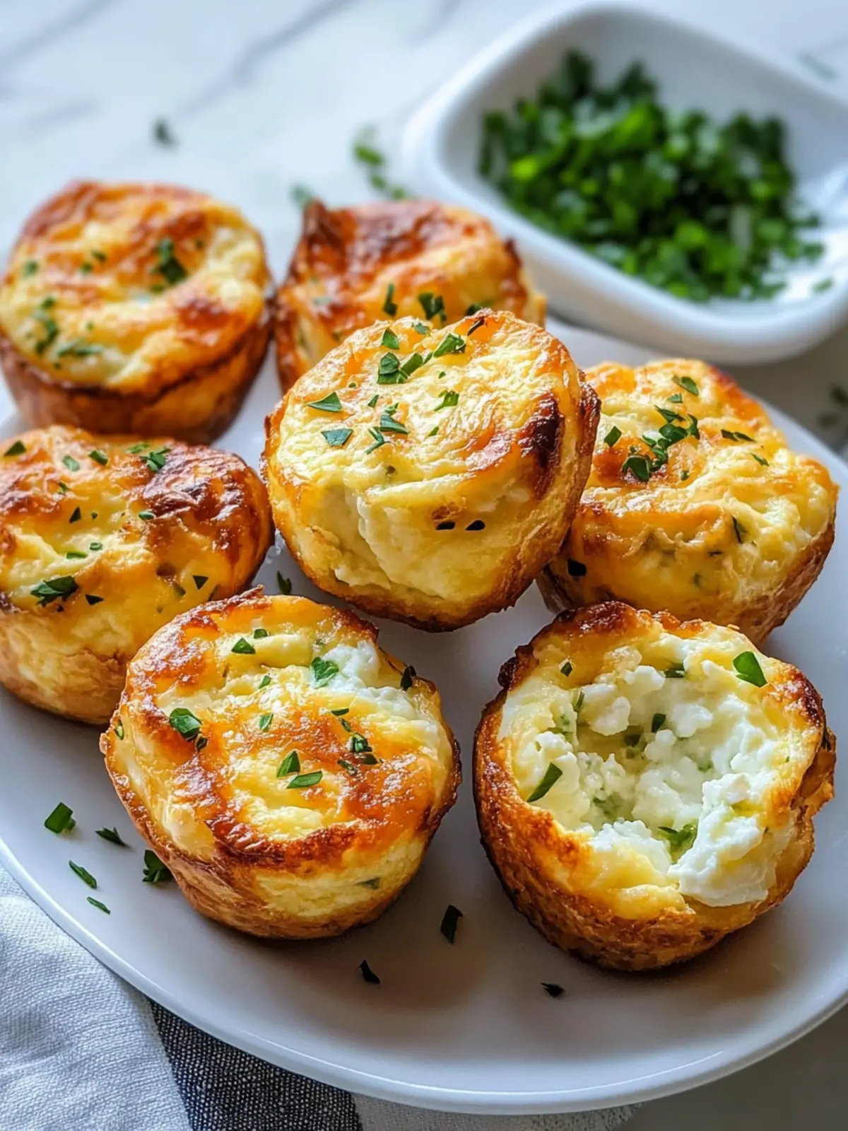 Egg White Bites with Cottage Cheese Ready in 10 Minutes