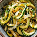 Japanese Zucchini and Onion Stir Fry