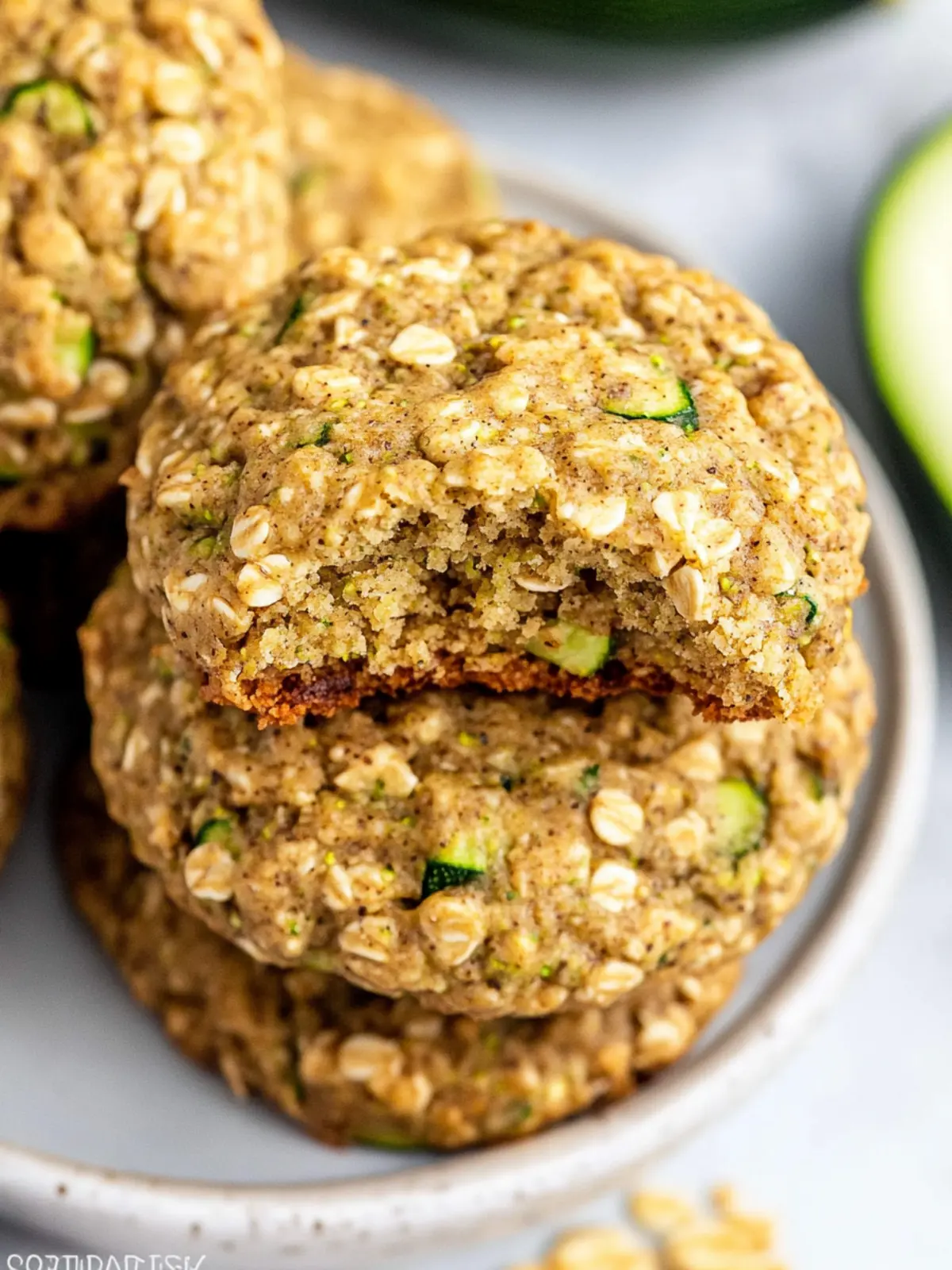 Zucchini Bread Breakfast Cookies