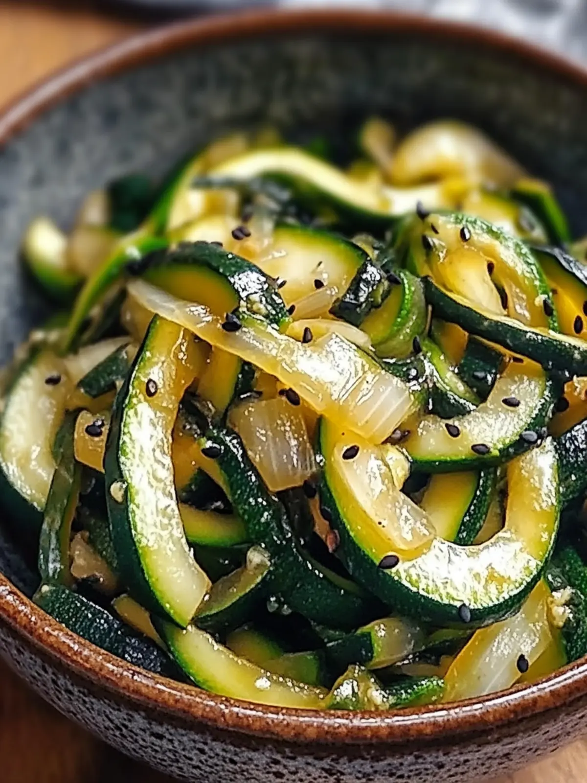 Japanese Zucchini and Onion Stir Fry