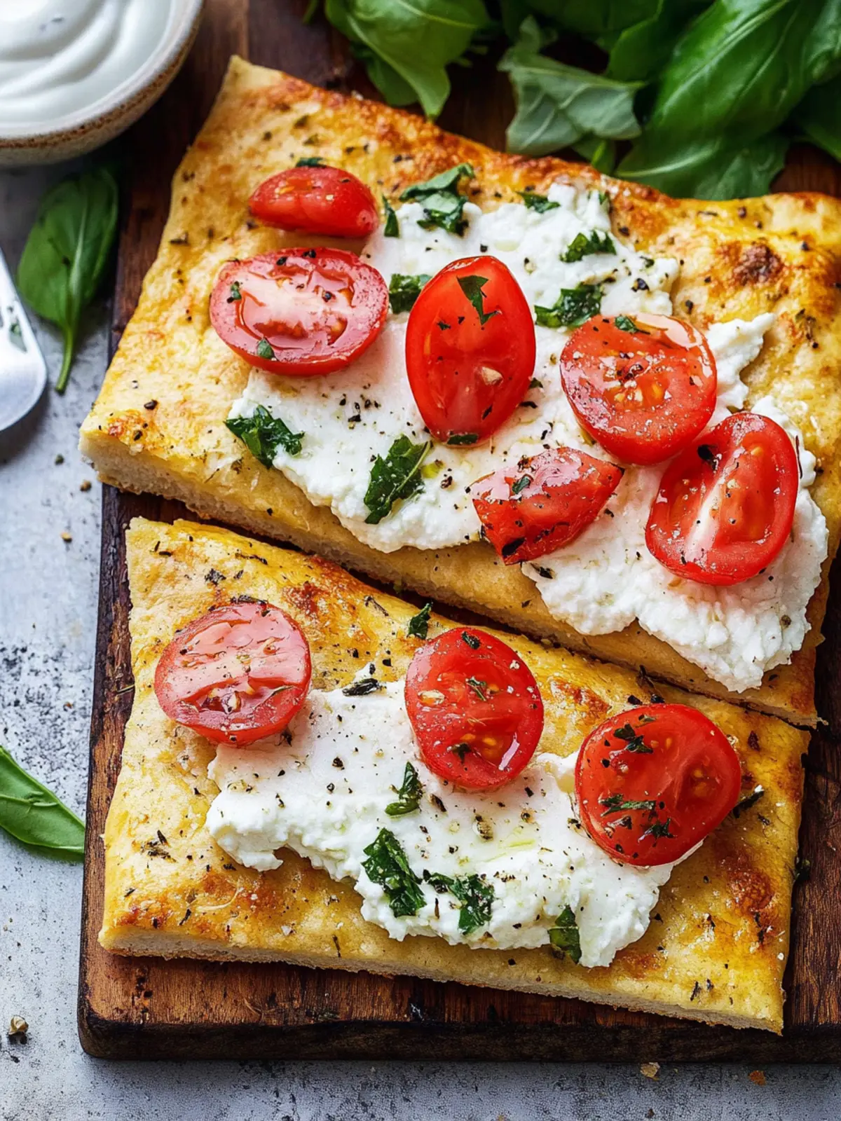 Cottage Cheese Flatbread