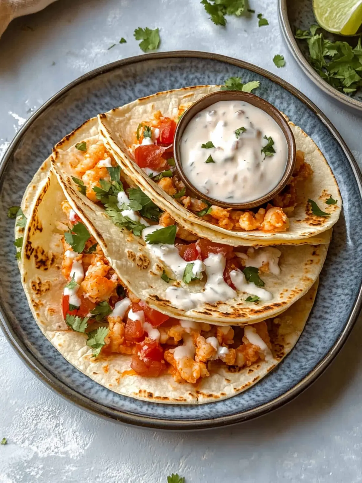 Buffalo White Bean Tacos