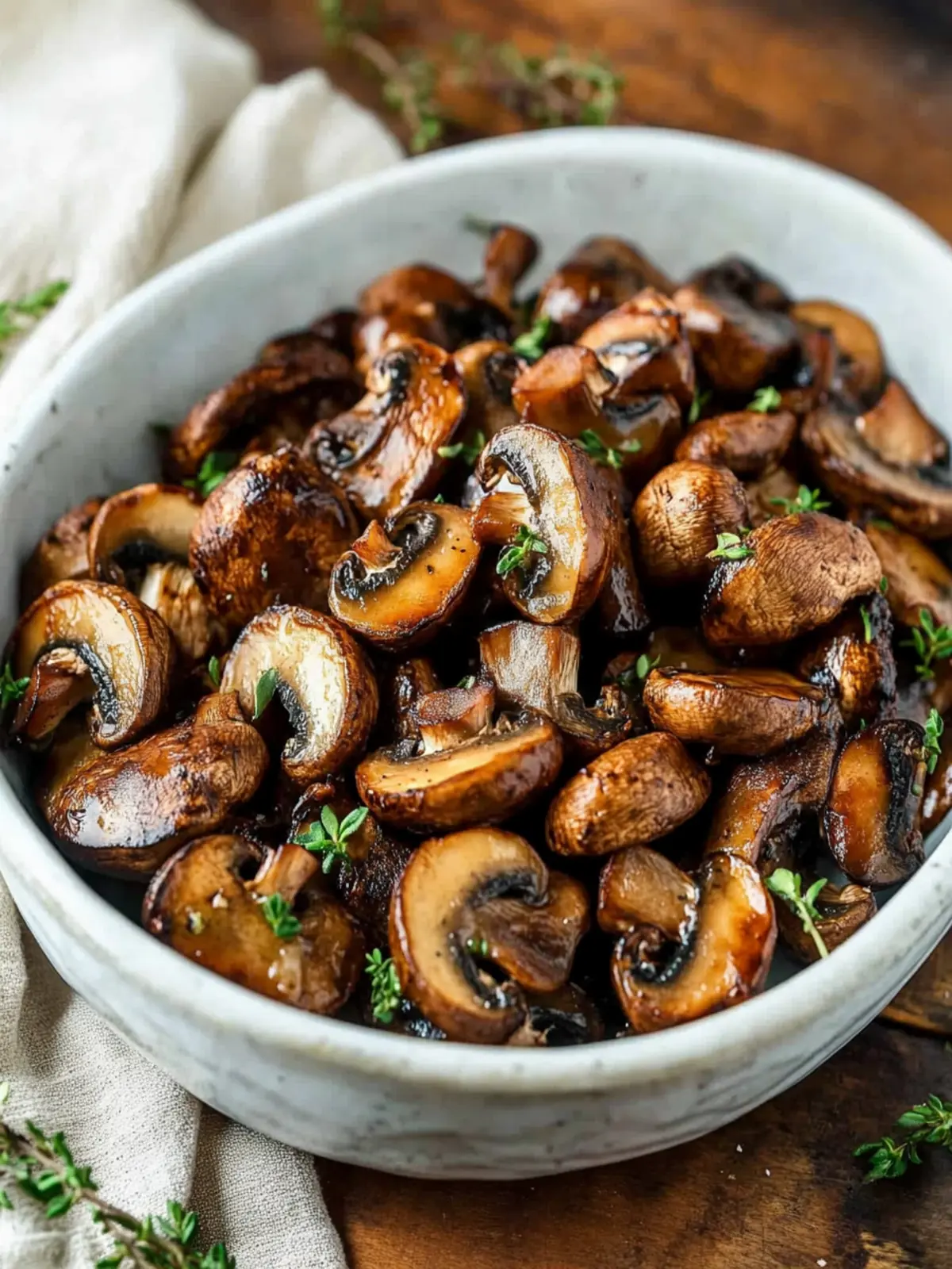 Roasted Mushrooms Recipe