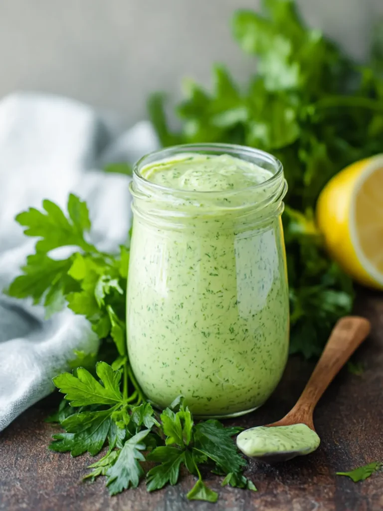 Easy Green Goddess Dressing Recipe