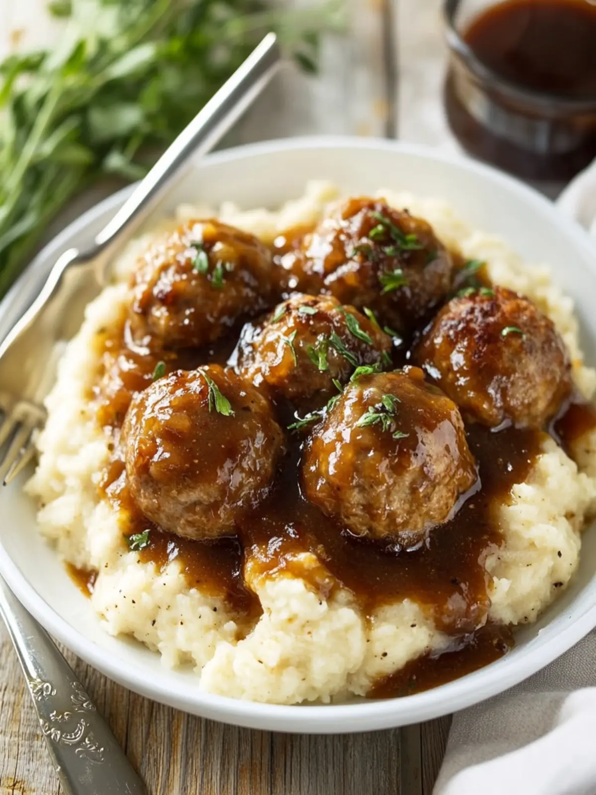 Meatballs and Gravy