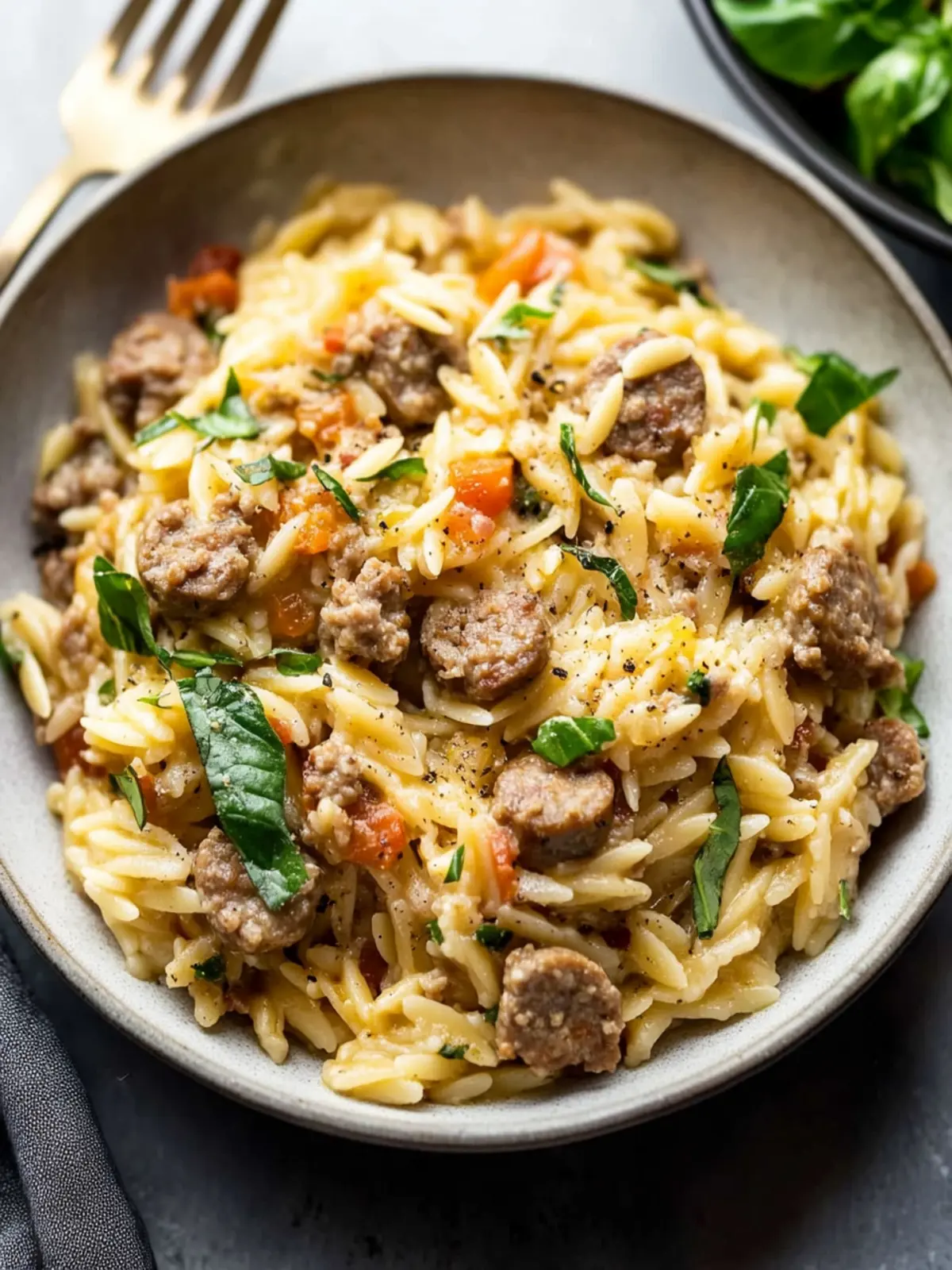 Italian Sausage Orzo