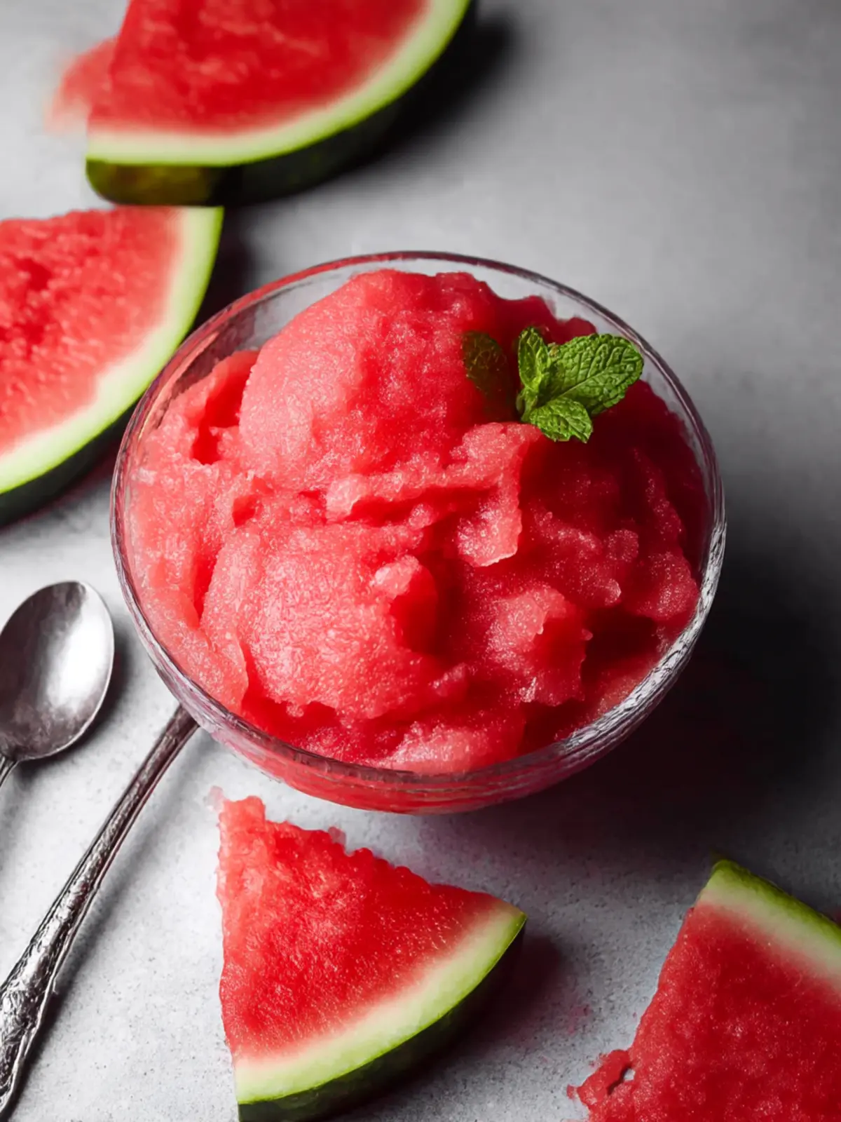 Homemade Watermelon Sorbet