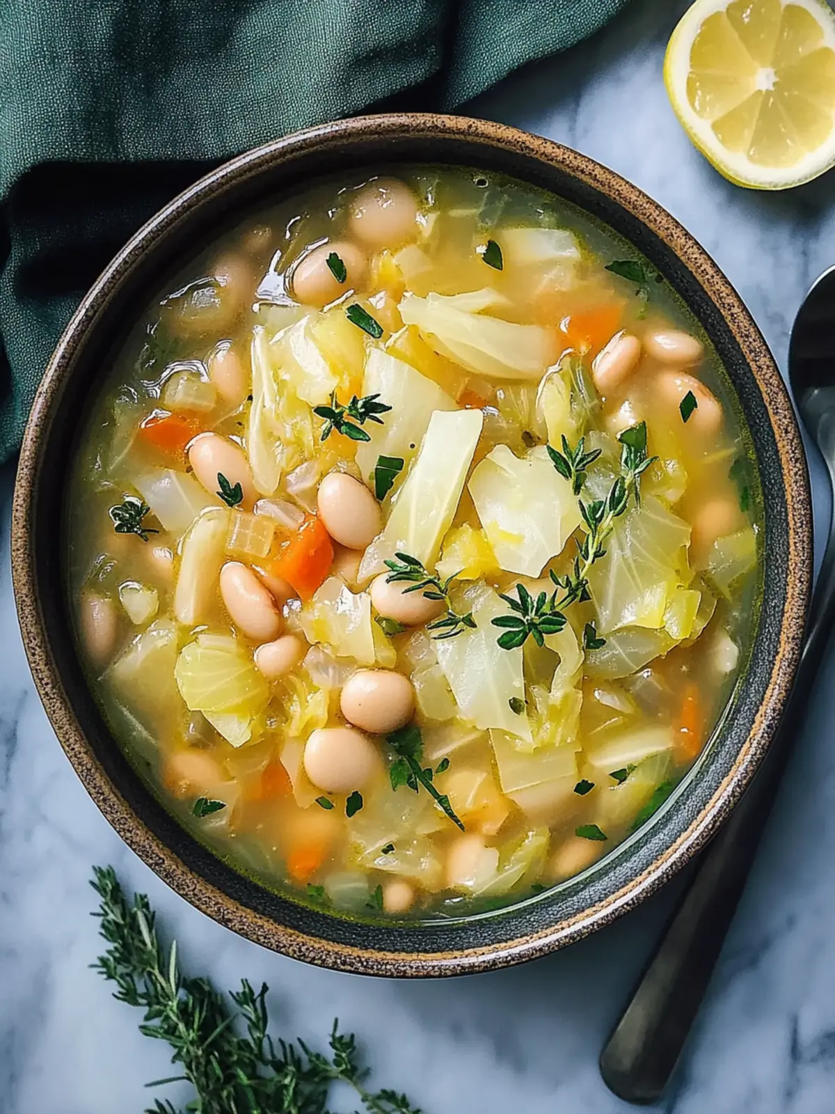 Cabbage and Bean Soup