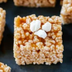 Salted Caramel Rice Krispie Treats