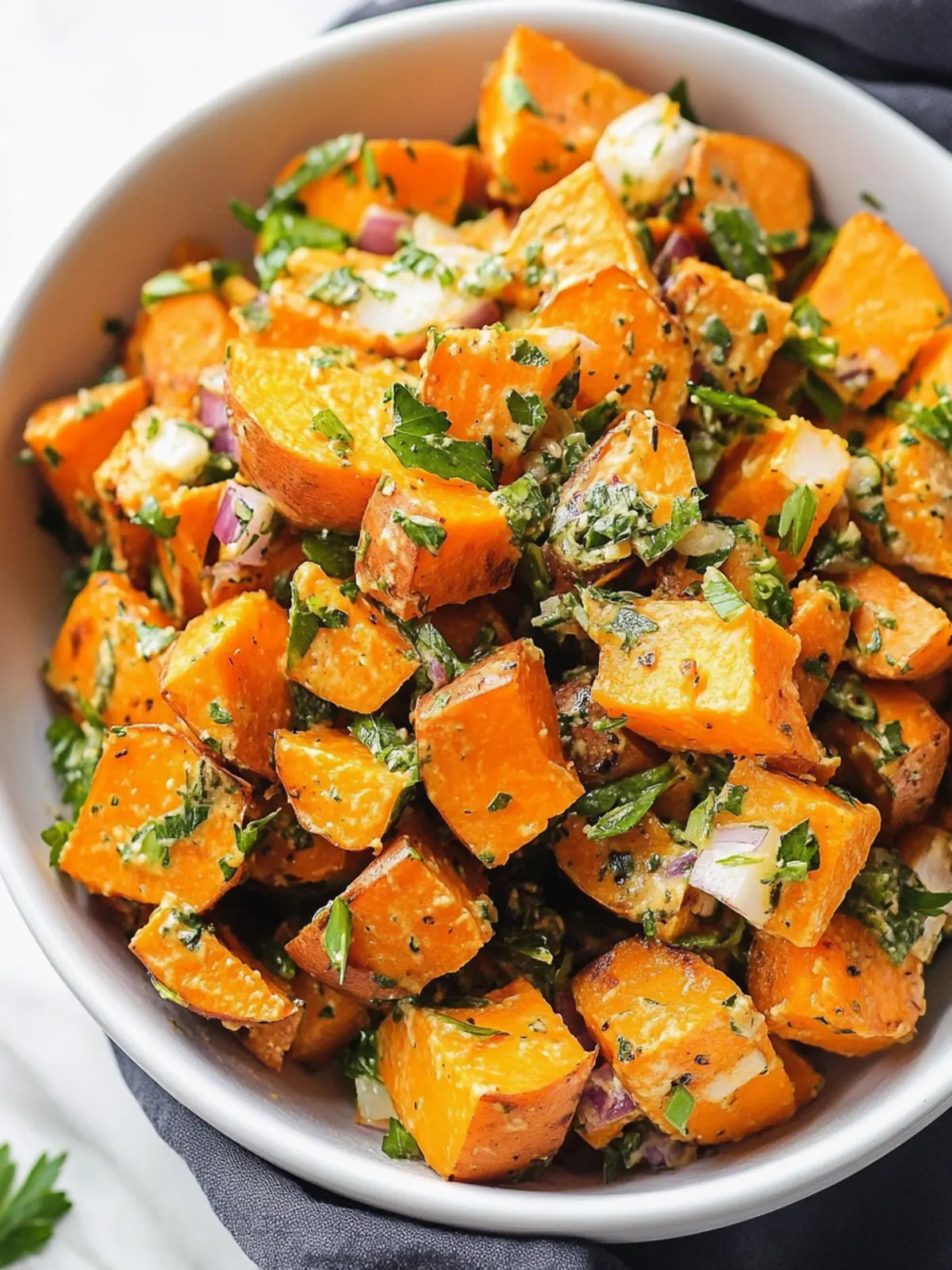Roasted Sweet Potato Salad