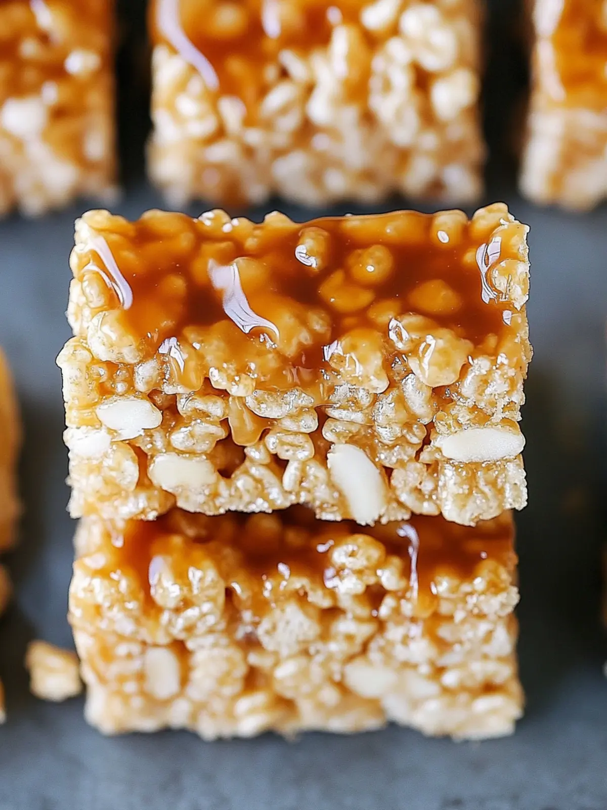 Salted Caramel Rice Krispie Treats