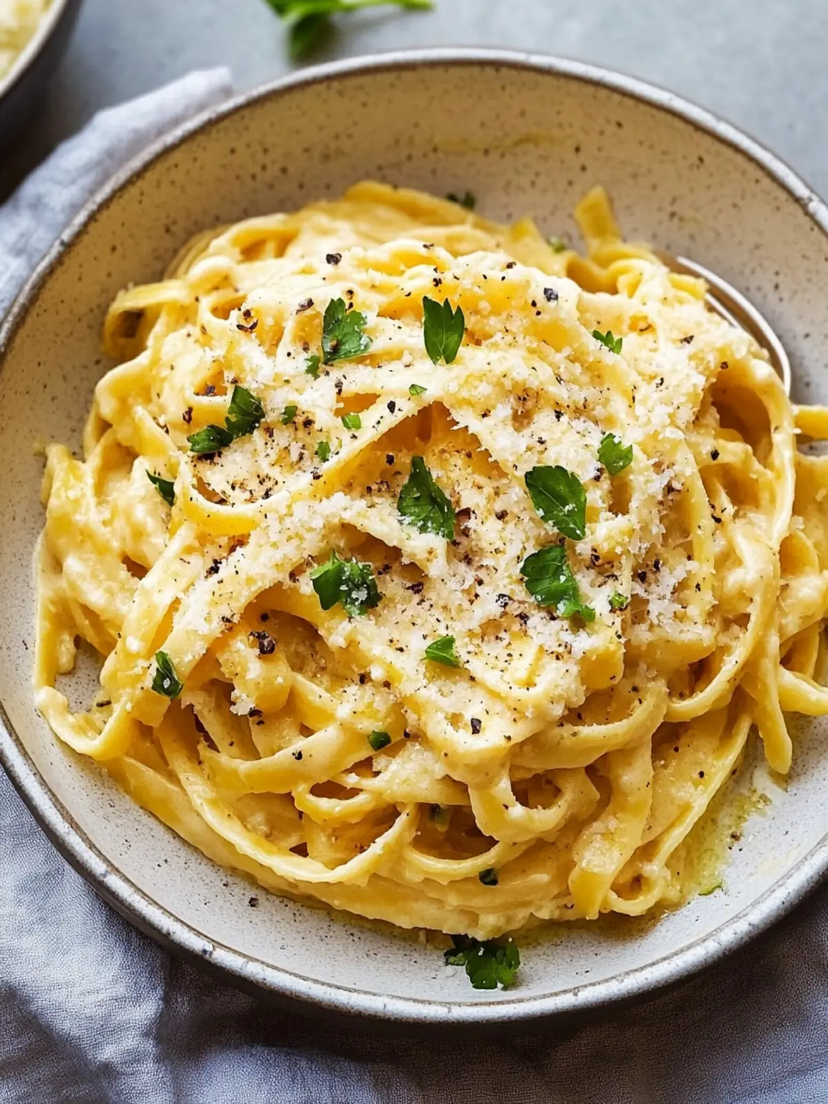Butternut Squash Fettuccine Alfredo