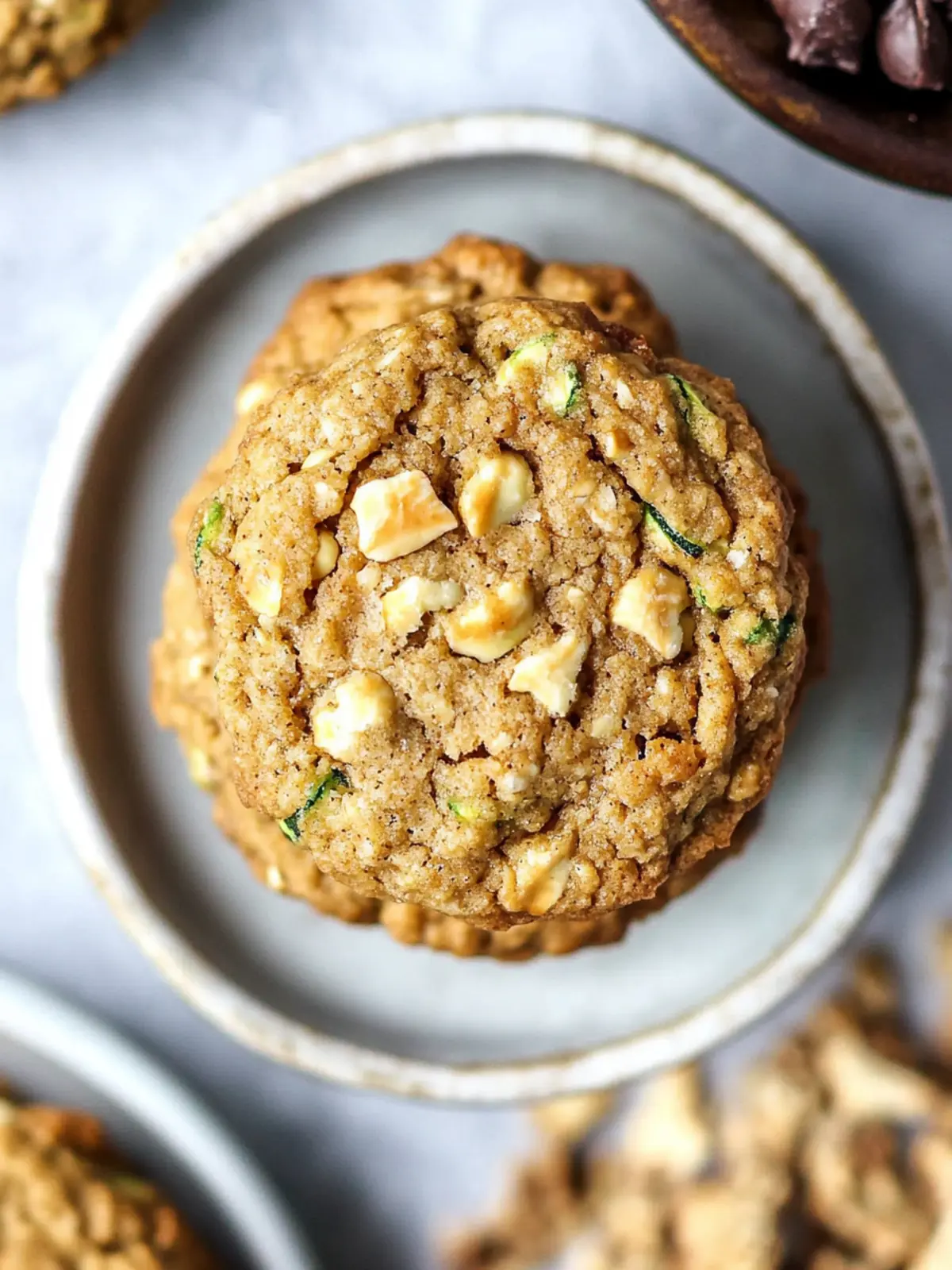 Zucchini Bread Breakfast Cookies
