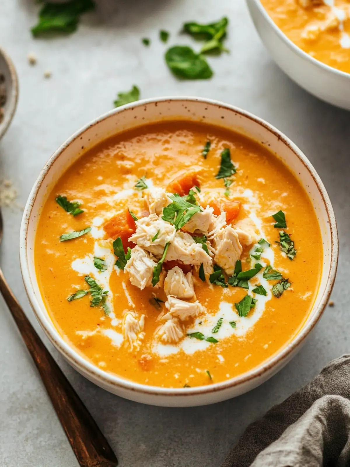 Creamy Buffalo Chicken Soup Recipe