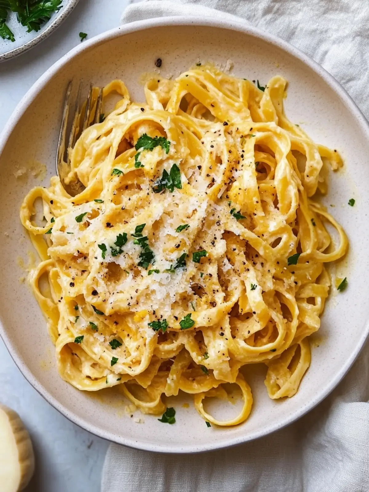 Butternut Squash Fettuccine Alfredo
