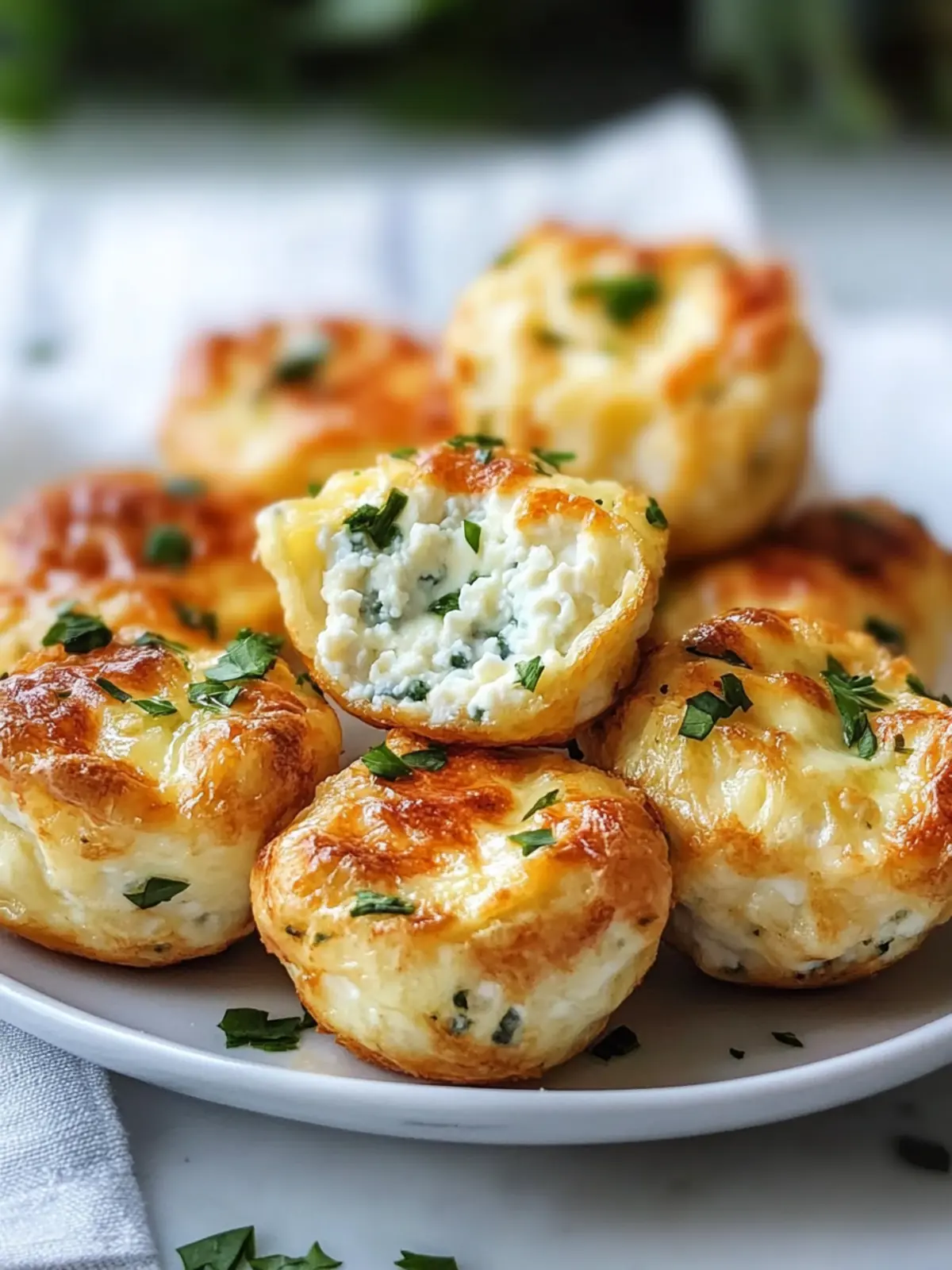 Egg White Bites with Cottage Cheese Ready in 10 Minutes