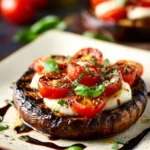 Grilled Portobello Mushrooms Caprese
