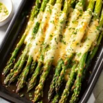 Cheesy Garlic Roasted Asparagus (Sheet Pan Recipe)