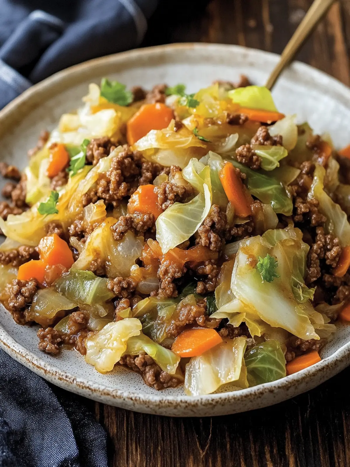 Savory Irish Ground Beef and Cabbage in 30 Minutes