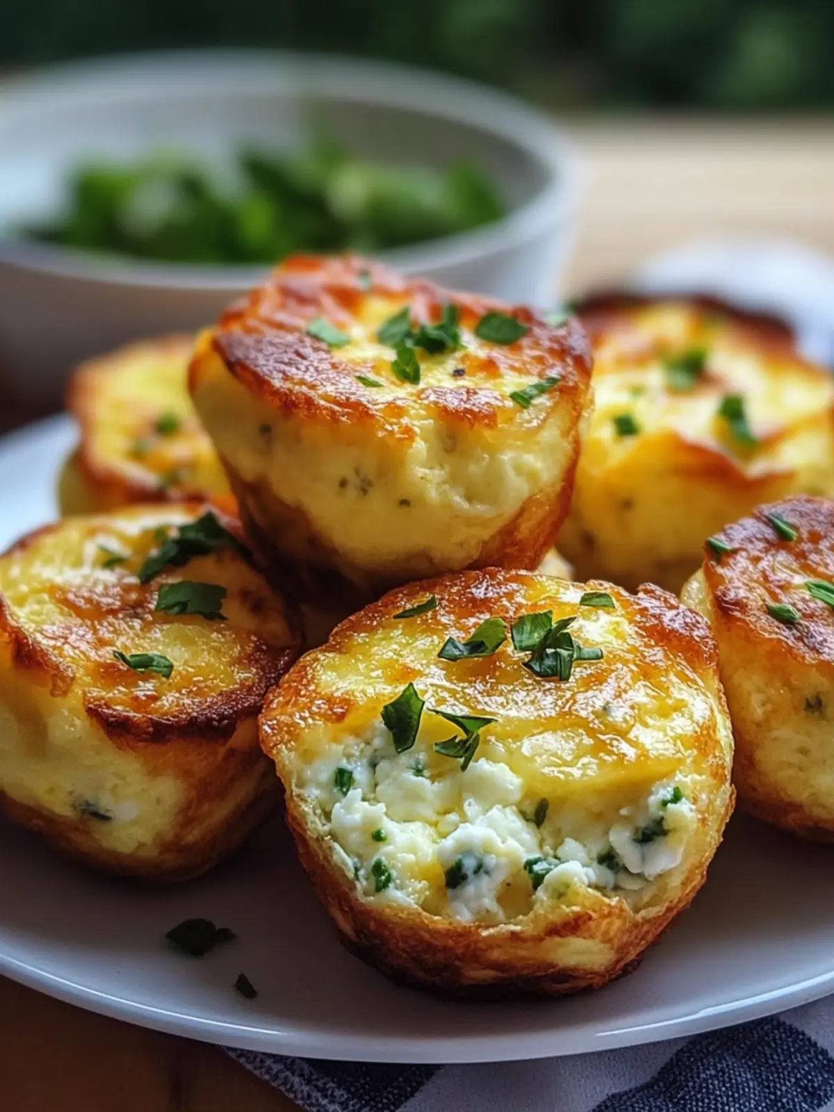 Egg White Bites with Cottage Cheese Ready in 10 Minutes