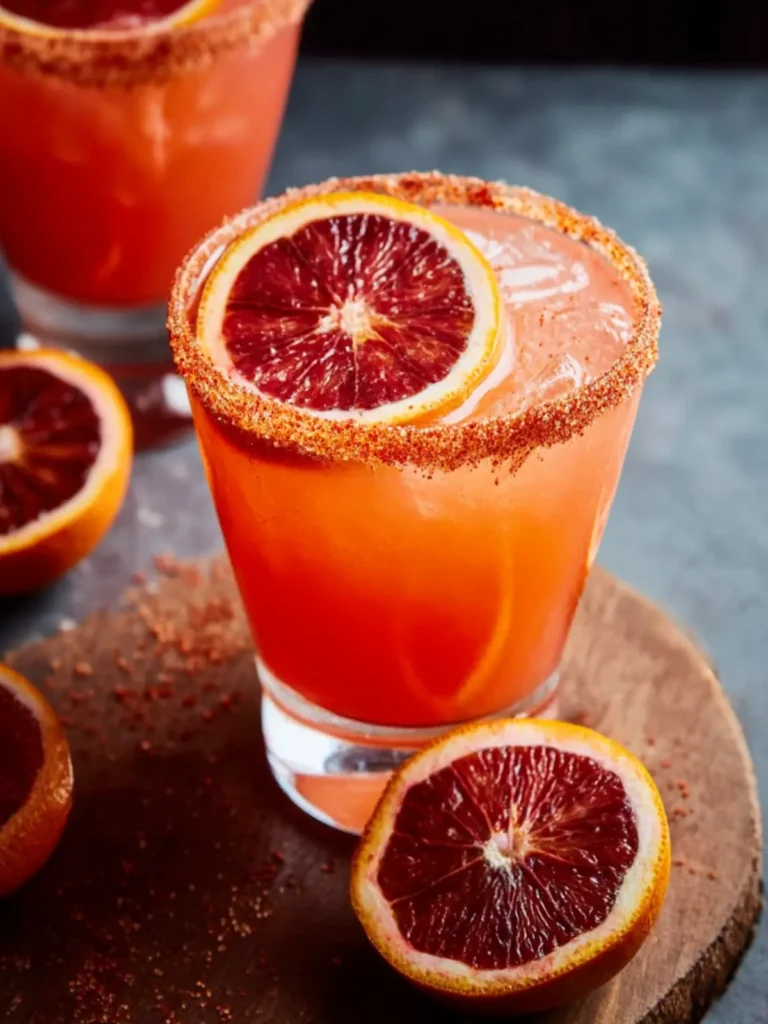 Spicy Blood Orange Margarita