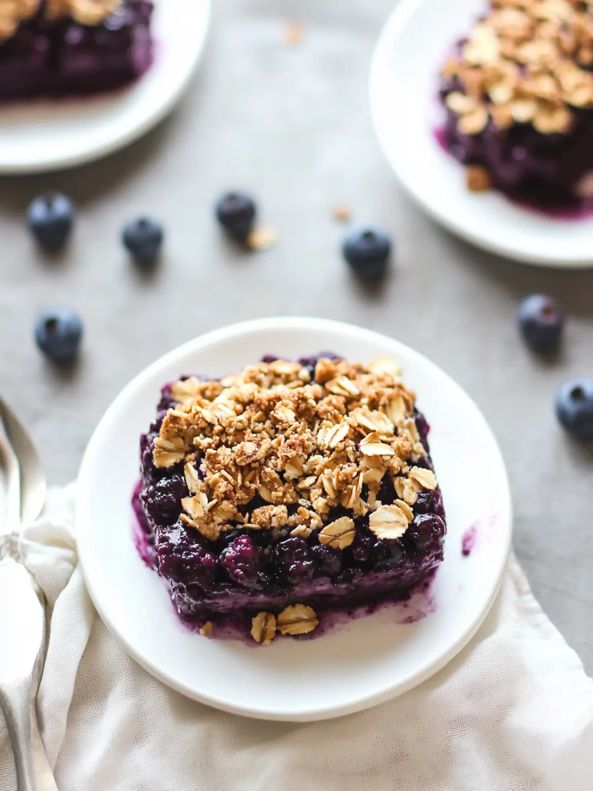 The Ultimate Healthy Blueberry Crumble