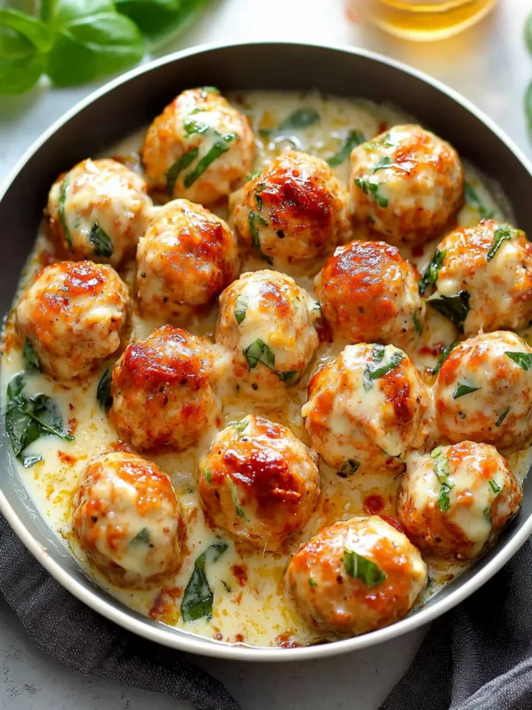 Juicy Baked Chicken Ricotta Meatballs