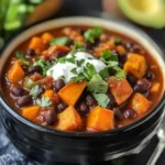 Crock Pot Sweet Potato Black Bean Chili