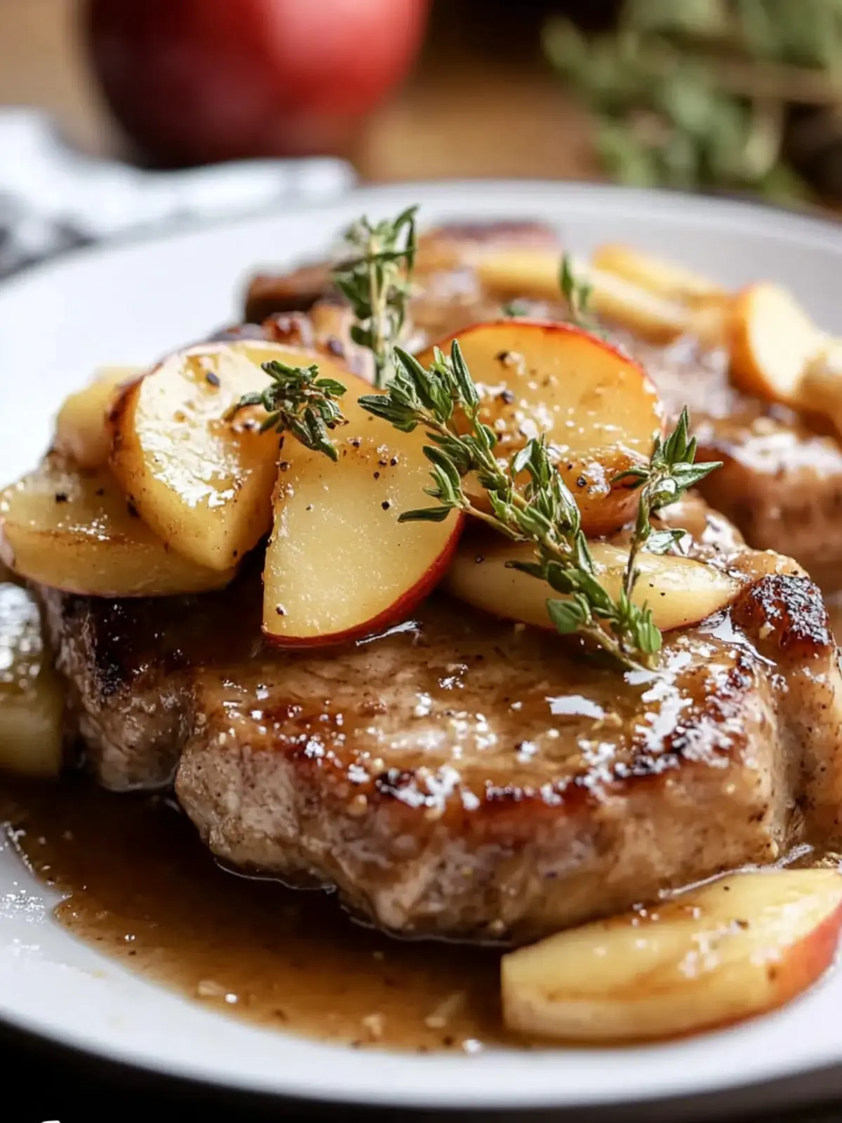 Slow Cooker Pork Chops with Apples