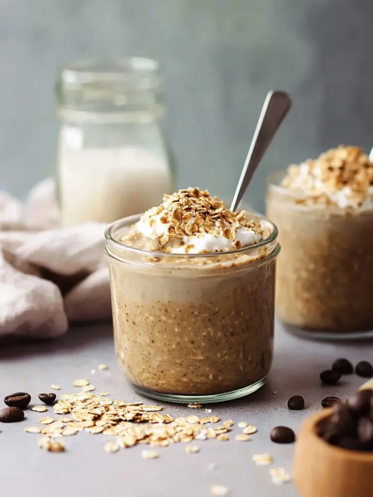 Coffee Overnight Oats (Brown Sugar Shaken Espresso Overnight Oats)