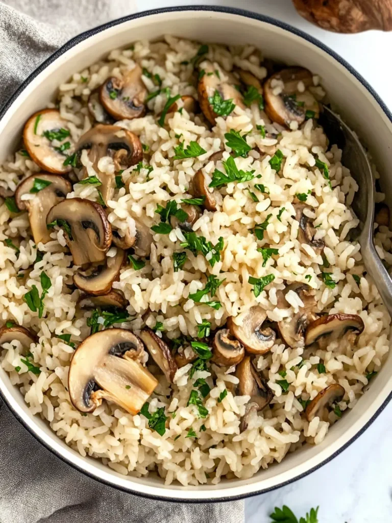 Our Favorite Mushroom Rice