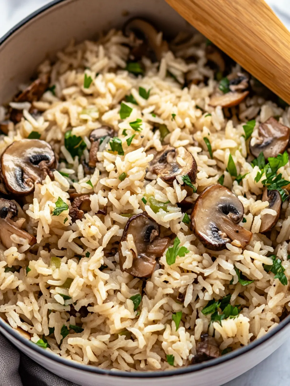Our Favorite Mushroom Rice