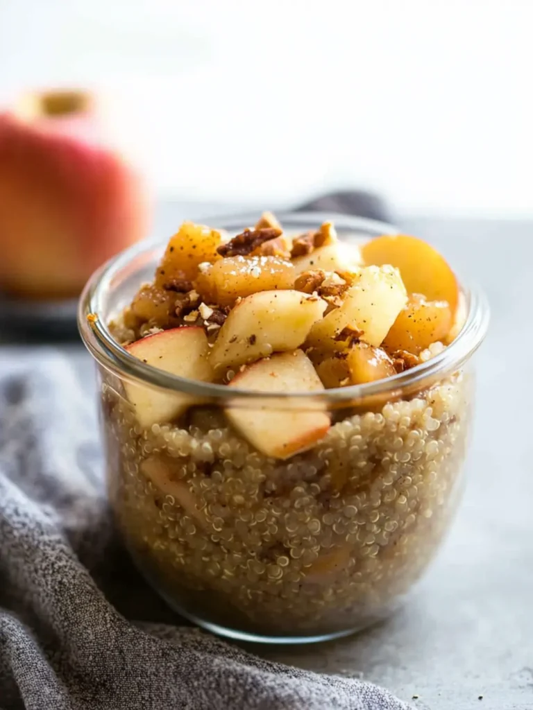 Apple Pie Overnight Quinoa