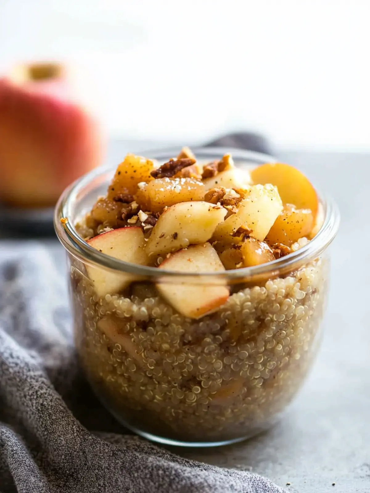 Apple Pie Overnight Quinoa