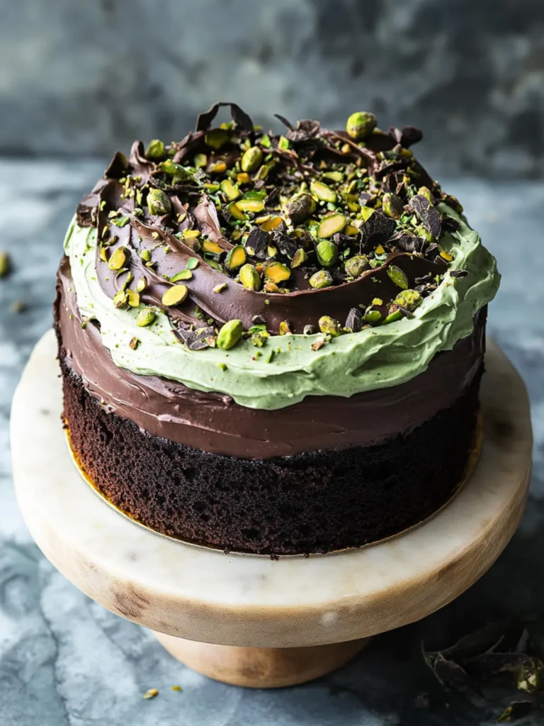 Chocolate Pistachio Cake